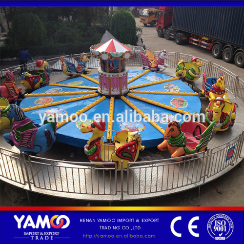 China manufacturer cheap kids fun fair happy angel outdoor amusement rides with 20 seats