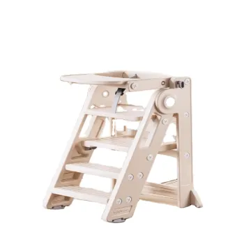 Adjustable Multi-Functional Baby Learning Tower with Safety Features and Bath Stool