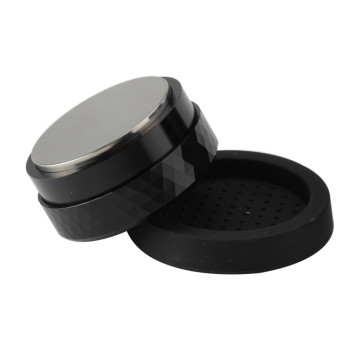 Coffee distributor set with silicone mat