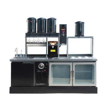 Custom Stainless Steel Beverages Equipment for Commercial Bubble Tea Counters