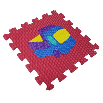 Melors Puzzle Mainkan Mat Floororing Mats untuk Anak dengan Traffic Shapes Pop-Out