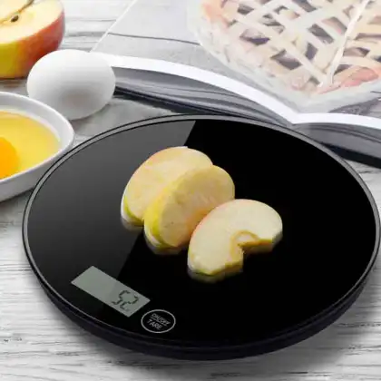 Round Waterproof Electronic Digital Kitchen Scales