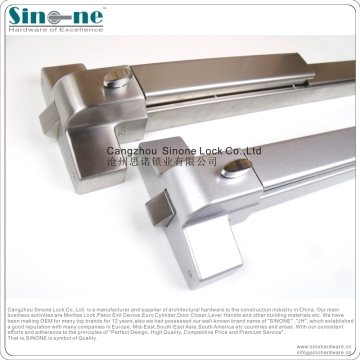 hot sale panic bar for door,panic exit lock,knob lock double door panic bar door panic hardware