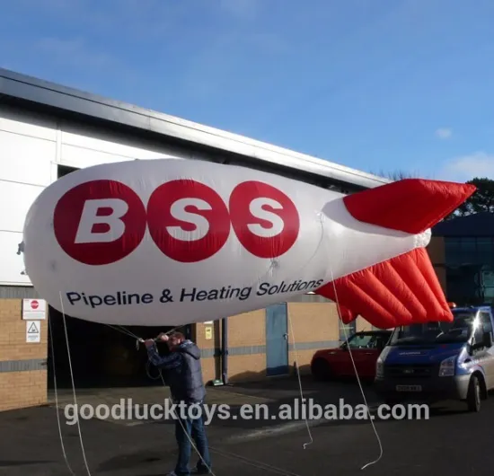 customized logo New 6m Inflatable PVC Blimp / Airship / Airplane / Helium Balloon / Advertising inflatables