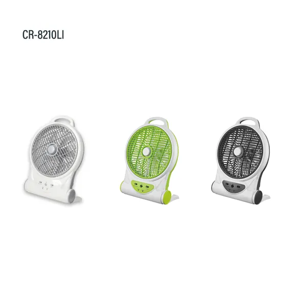 USB Rechargeable Portable Box Table Fan for Desktop - 4000mAh
