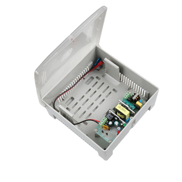 12v 3amp kamera cctv zasilanie plastikowe pudełko