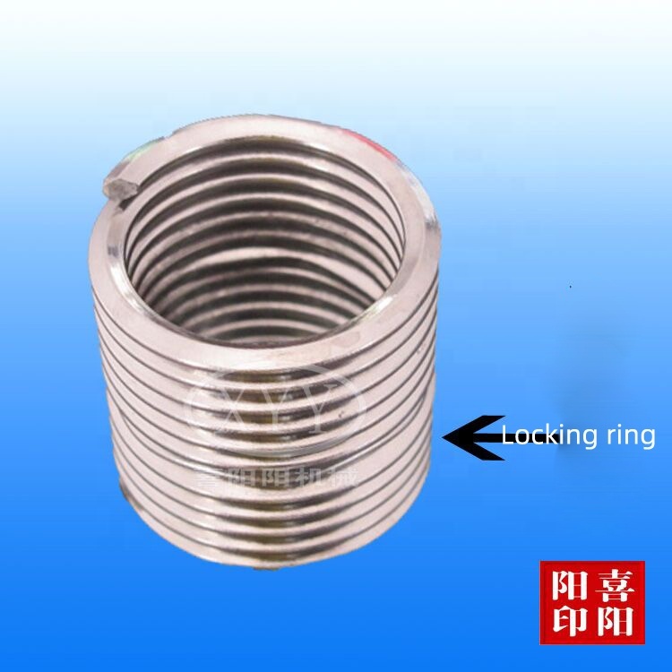 Factory Supply Stainless Steel Screw Fasteners Locking Inserts Natural Surface Treatment Machinery Application Packed Cartons