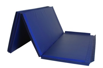 fold mat for gymnastic.landing mats.4 fold high density foam matVelcro