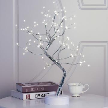 Shimmer Tree LED Copper Wire Light - 108 LEDs Table Lamp