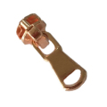 Slider feito sob encomenda do Zipper No.3 do saco de bronze