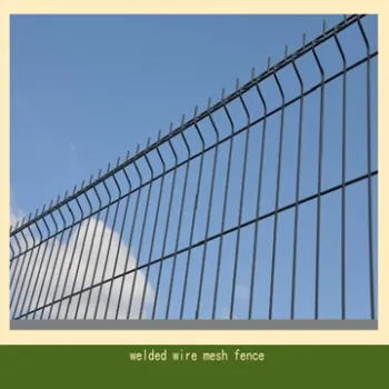 Welded wire mesh fence