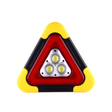 Portable Car Emergency Triangle with LED Light and USB Charging