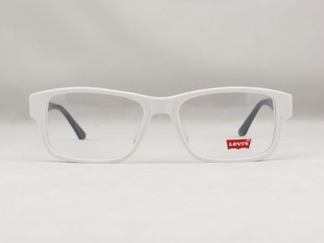 Black Legs, White Levis Reading Eyeglass Frames Levis Ls06130 53-17-143 C05