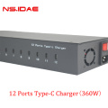 12 Ports Type-C Charger 360W