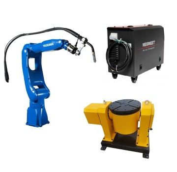 YASKAWA AR900 Welding Robot with CNGBS Positioner and MEGMEET Welder for Automation
