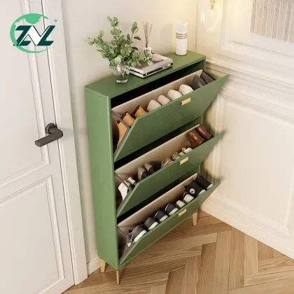 Solid Wood Shoe Rack Cabinet Customized Shoe Cabinet