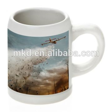 MEIKEDA 250ML white Ceramic Sublimation beer mug with photo print