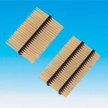 Pin Headers, 1.0mm Connector Pitch, Double Row, Straight Type, LCP and Gold Flash