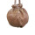 women round-shape shopping satin bag with handle