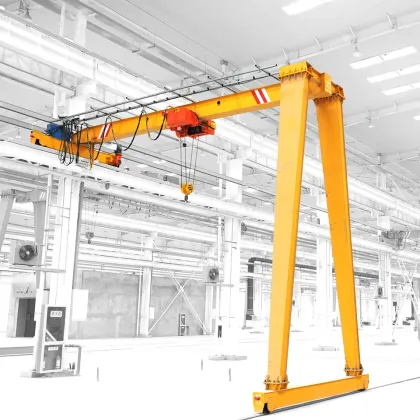 Single Girder Gantry Cranes: 5T, 10T, 20T, 30T Semi-Portal Cranes