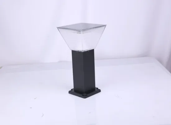 High quality black aluminum courtyard solar spotlight