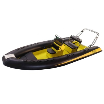 China Wholesale Inflatable Rib Boat 4.8m with PVC Material and Hydraulic Steering