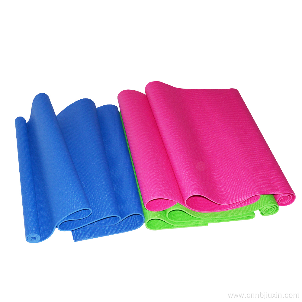 printed pvc non toxic yogamat with carrying strap
