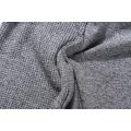 Men's Knitted Cable Textured Front Crew-Neck Pullover