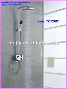 2012 Fashion and Practical Brass Chrome plated thermostatic bathroom fitting TDRS03