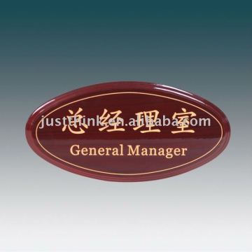 Customized Wooden Door Sign Plate