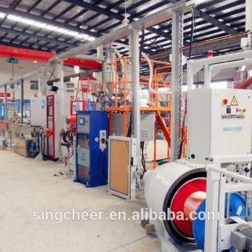 Automotive Wire Line with Double Coiler High Speed Insulation Line