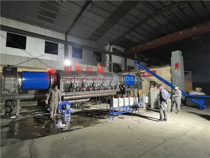 Olive Palm Oil Pomace Charcoal Making Machine - Continuous Carbonization Furnace for Agro Waste Biochar Production