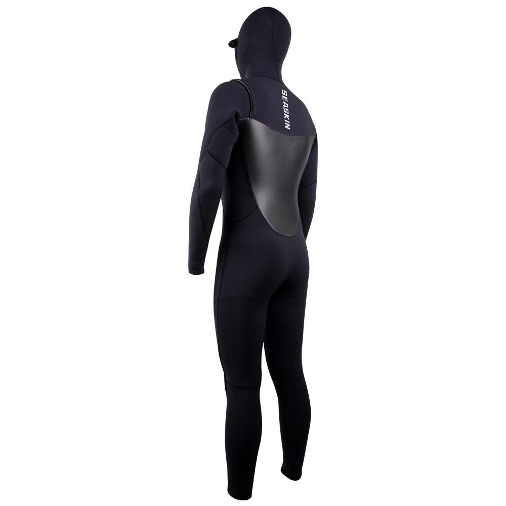 Seaskin Mens 5/4mm Comfortable Neoprene Hooded Wetsuits