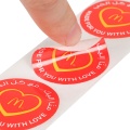 Die Cut Semi Gloss Label Sticker