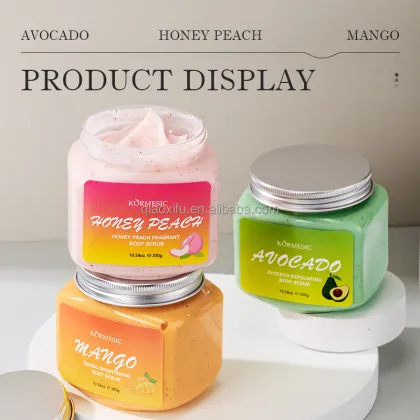 MIDUO OEM Exfoliating Moisturizing Foot Whitening Body Scrub Cream