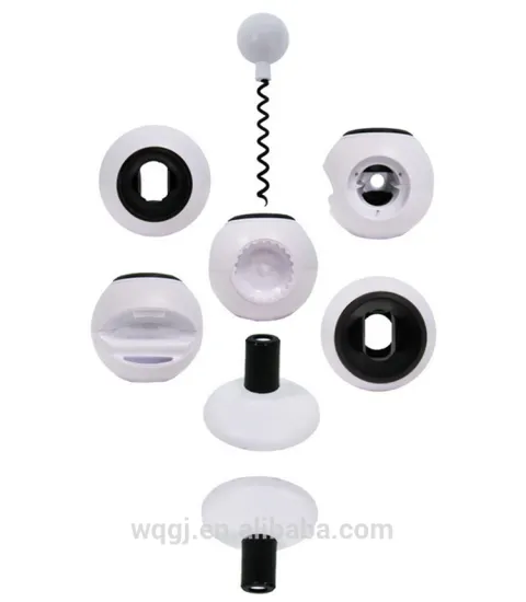 High Quality Lever Style Zinc Alloy Corkscrew Wine Opener Multi-function Can Opener