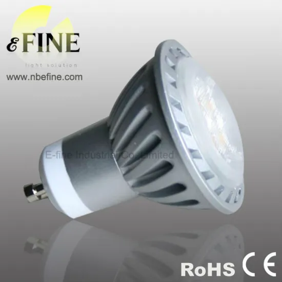 GU10 led 4W reflector lamp high power led bulb 3X1W 220 volt EMC LVD ROHS
