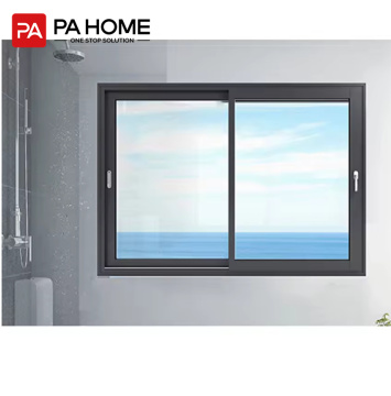 PINAI Waterproof Double Pane Tempered Glass Insulated Aluminum Sliding Window System