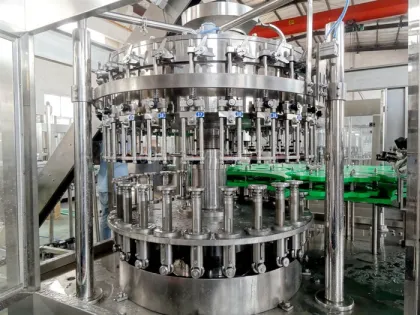 Pepsi Cola Soft Drinks Glass Bottle Filling Machine