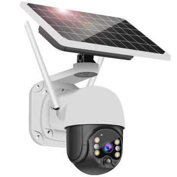 4G Solar-Powered PTZ Outdoor WiFi Security Camera System