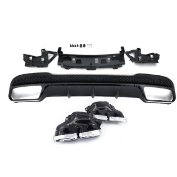 Mercedes Benz E-Class Sport 13-15 W212 E63 Silver Homewis Tips Pipe Beal Diffuser