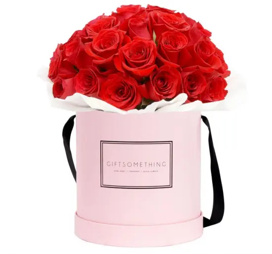 Princess Pink Large Cardboard Tubes for Flower Packaging