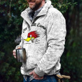 Men' s Sherpa Hoodie Pullover Sweatshirt