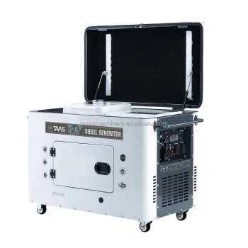 China Factory Direct Sales DG12000SE 10000W Silent Diesel Generator with Wheels