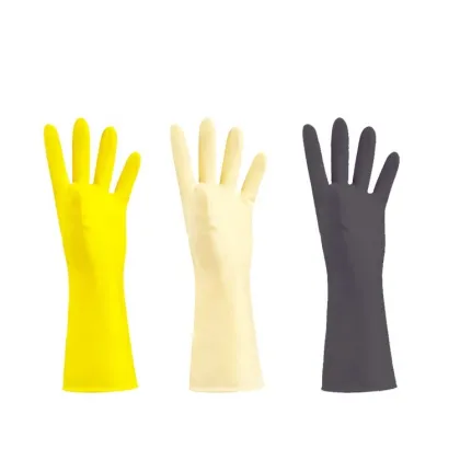 Wholesale Reusable Thick Leather & Rubber Gloves for Kitchen and Housework