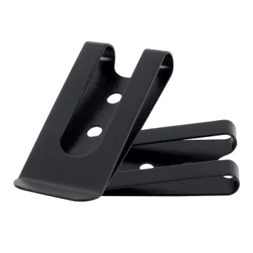 China Factory High Precision OEM Black Metal Belt Clip Holster Clip