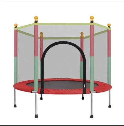 5FT Sports Fitness Trampoline with Enclosure Net for Kids