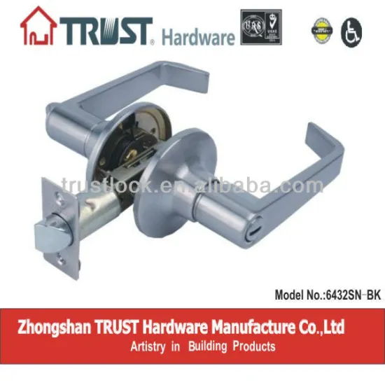 TRUST ANSI Grade 3 Tubular Bath Room Lever Lock