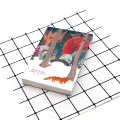 Notebook portátil y diario portátil de almohadilla de la almohadilla de la tapa dura del estilo del bosque personalizado