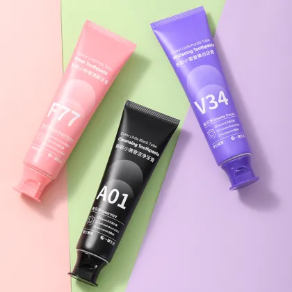 Wholesale Private Label Colorful Tube Oral Care Toothpaste 120g
